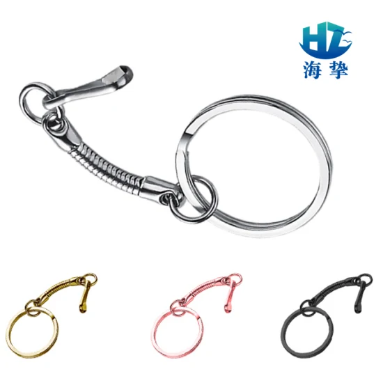 High Quality Metal Round Key Ring Keyring for USB Key